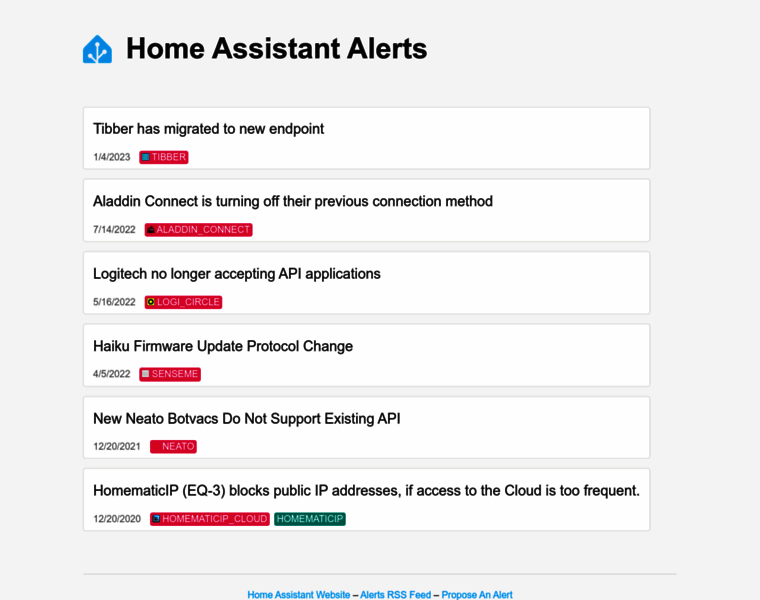 Alerts.home-assistant.io thumbnail