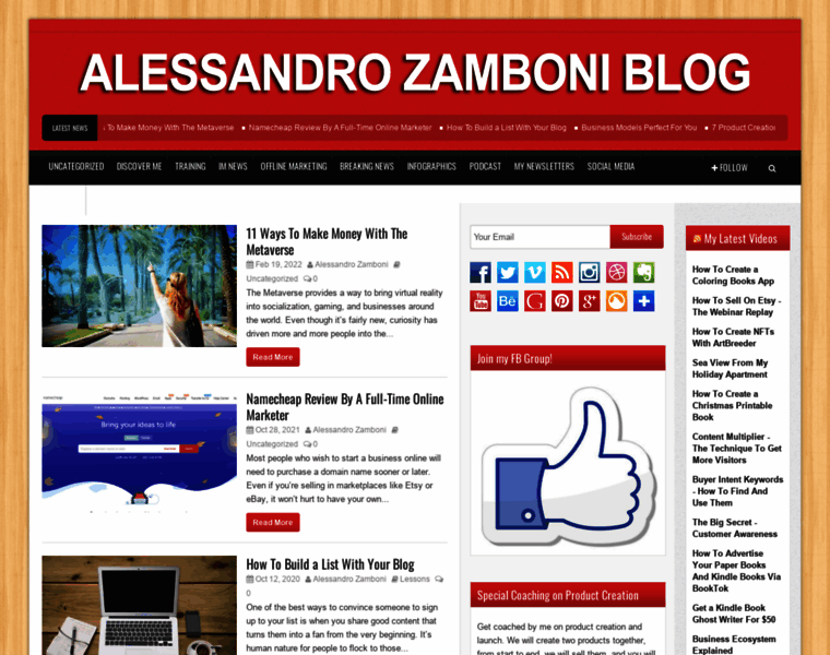 Alessandrozamboni.com thumbnail