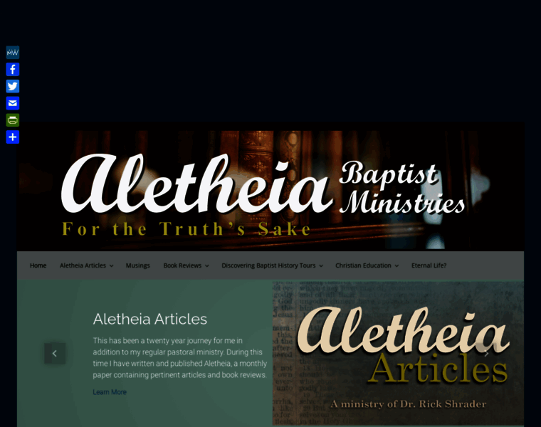 Aletheiabaptistministries.org thumbnail
