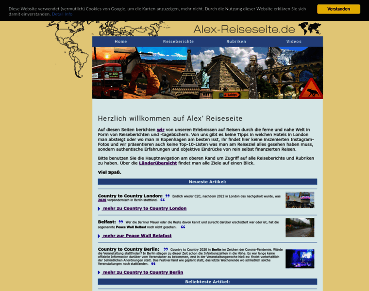 Alex-reiseseite.de thumbnail