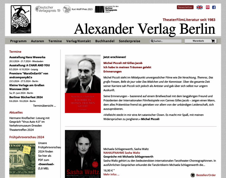 Alexander-verlag.com thumbnail