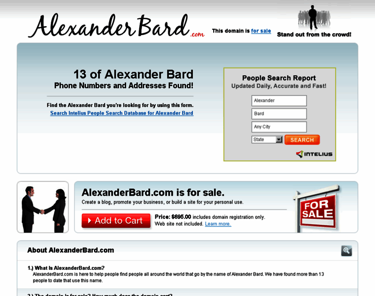 Alexanderbard.com thumbnail