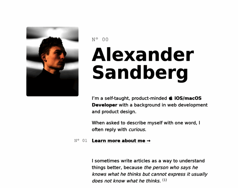 Alexandersandberg.com thumbnail