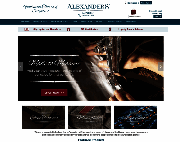 Alexandersoflondon.com thumbnail