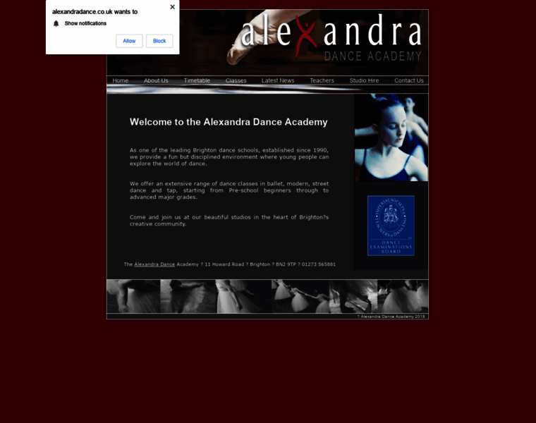 Alexandradance.co.uk thumbnail