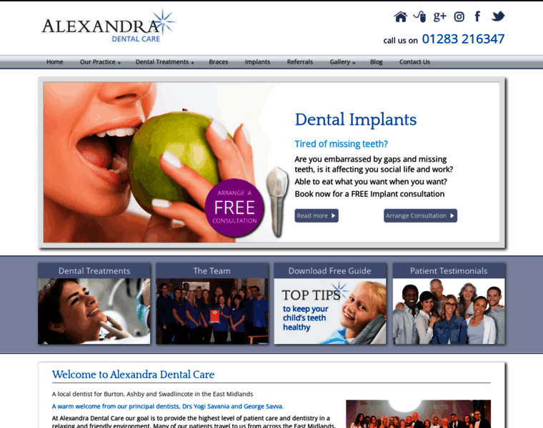 Alexandradentalcare.co.uk thumbnail