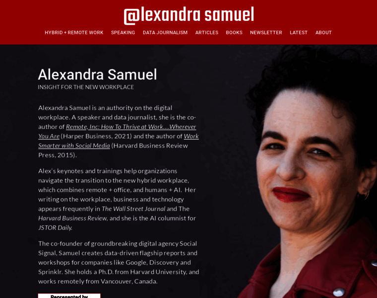 Alexandrasamuel.com thumbnail