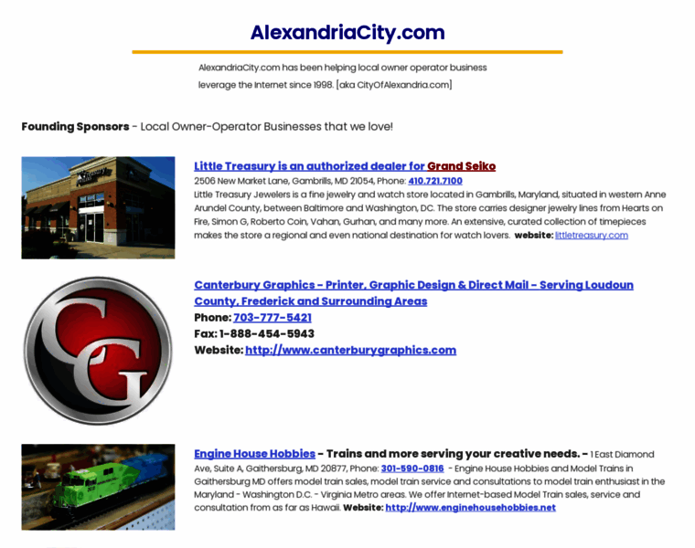 Alexandriacity.com thumbnail