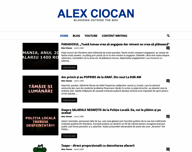 Alexciocan.ro thumbnail