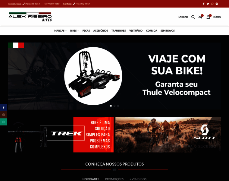 Alexribeirobikes.com.br thumbnail