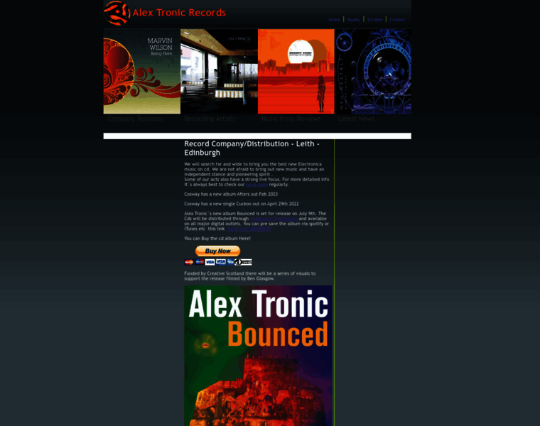 Alextronicrecords.co.uk thumbnail