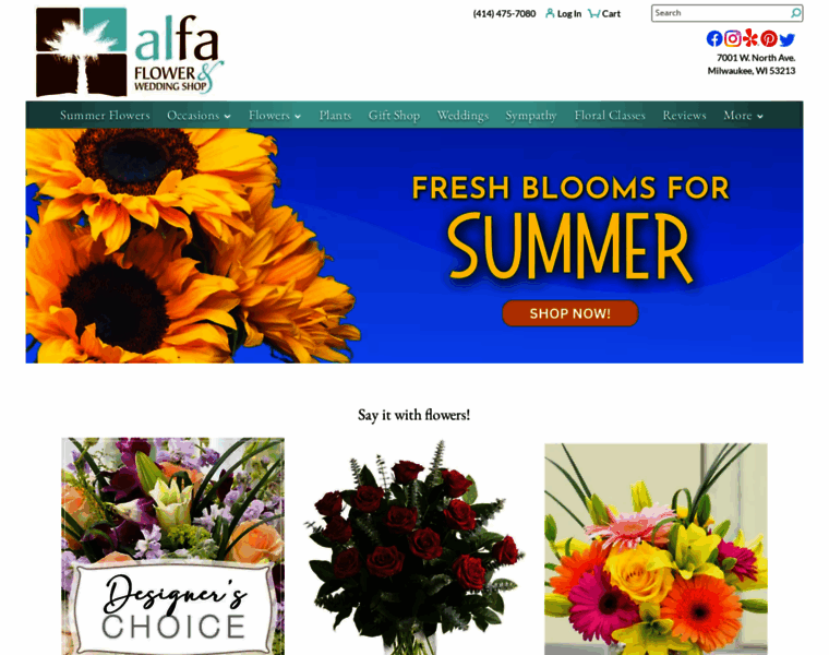 Alfaflowershop.com thumbnail