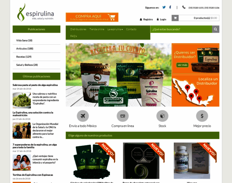 Algaespirulina.com thumbnail