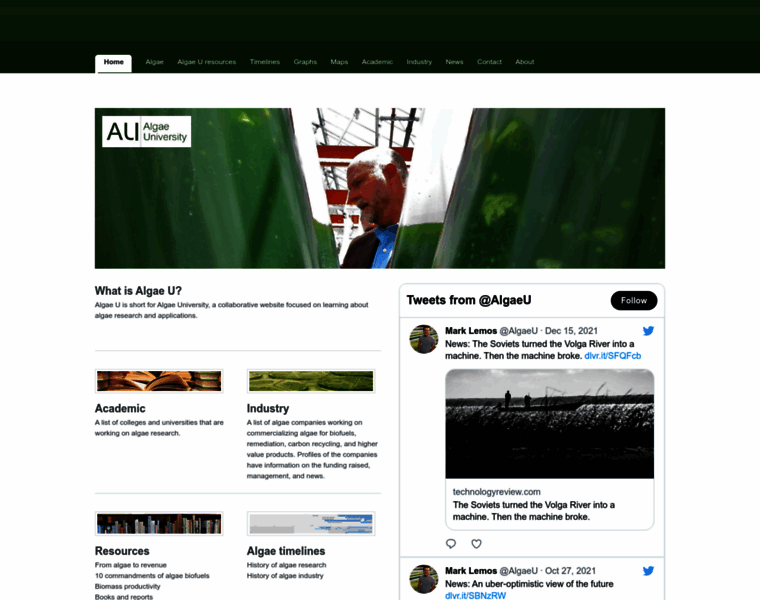 Algaeu.com thumbnail