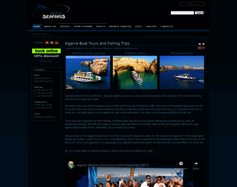 Algarve-seafaris.com thumbnail