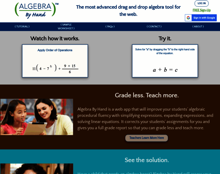 Algebrabyhand.com thumbnail