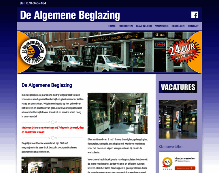 Algemenebeglazing.nl thumbnail