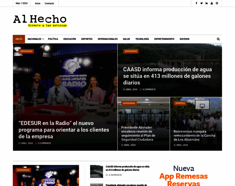 Alhecho.com.do thumbnail