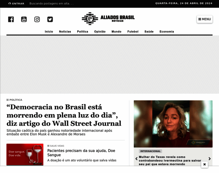 Aliadosbrasiloficial.com.br thumbnail