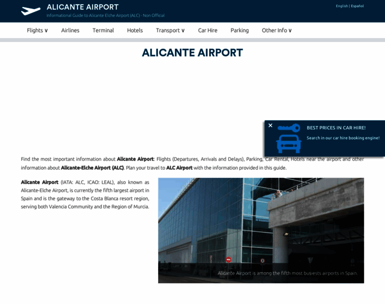 Alicante-airport.net thumbnail