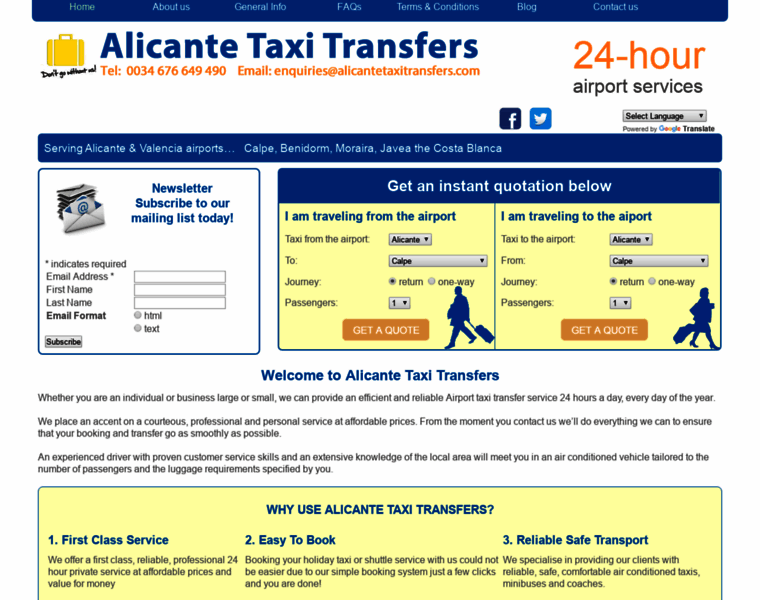 Alicantetaxitransfers.com thumbnail