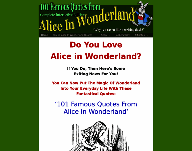 Alice-in-wonderland-quotes.com thumbnail