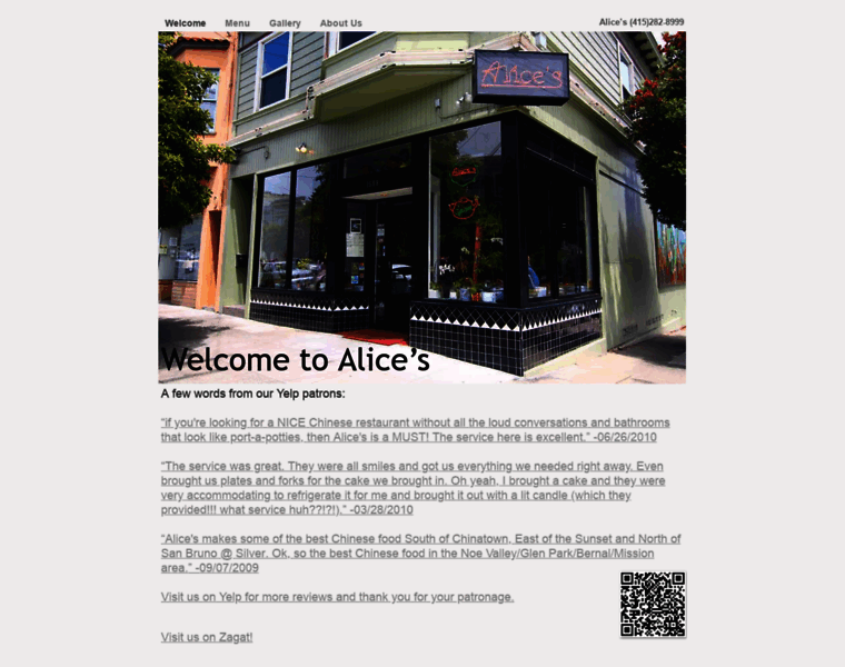 Alicesrestaurantsf.com thumbnail