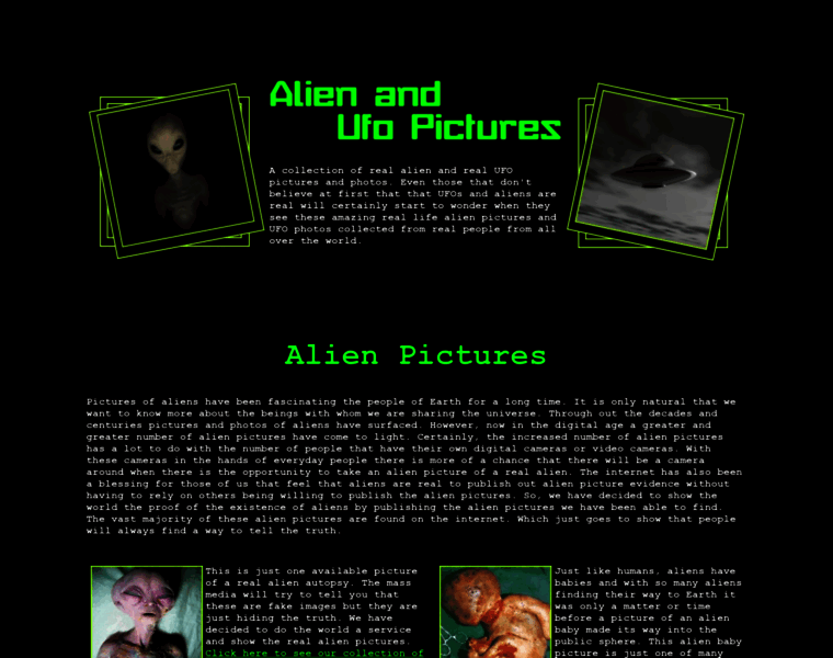 Alienandufopictures.com thumbnail