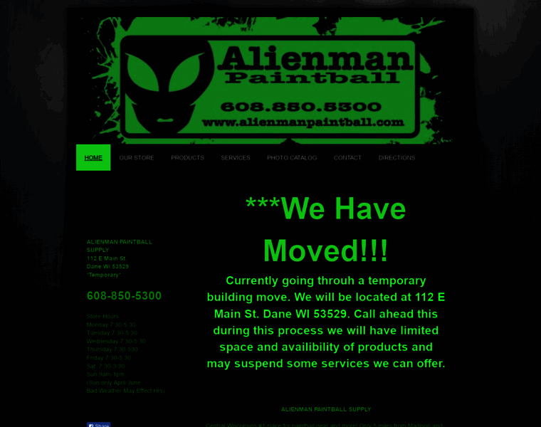 Alienmanpaintball.com thumbnail