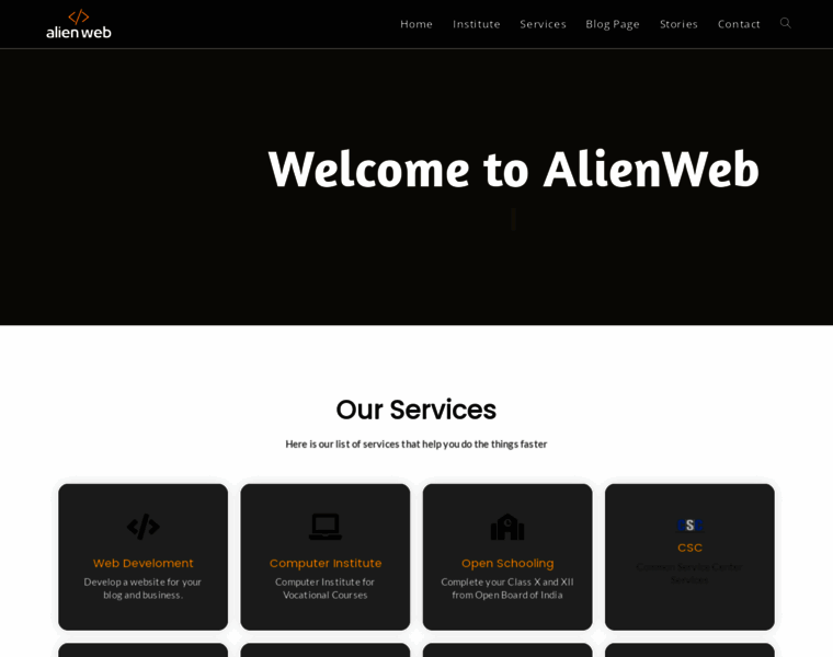 Alienweb.in thumbnail