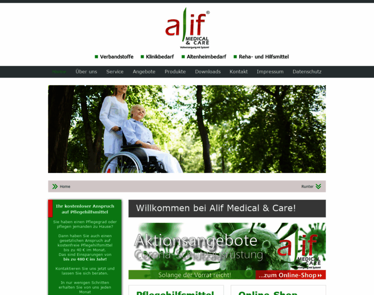 Alif-medicare.de thumbnail