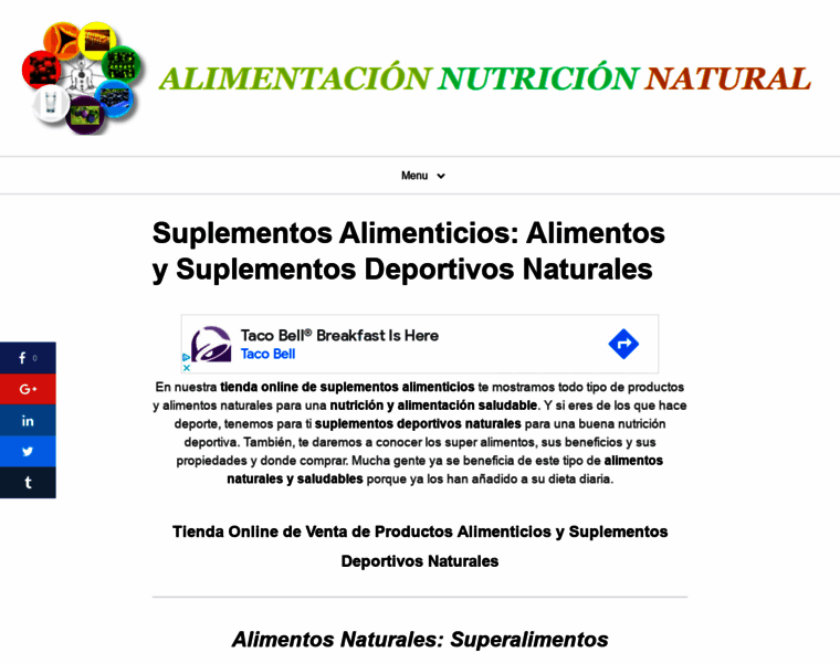 Alimentacionnutricionnatural.com thumbnail