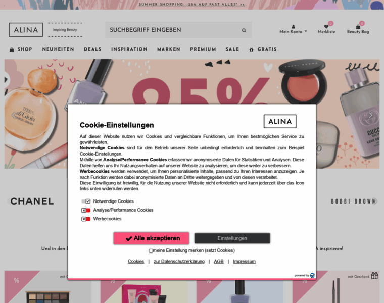 Alina-cosmetics.at thumbnail