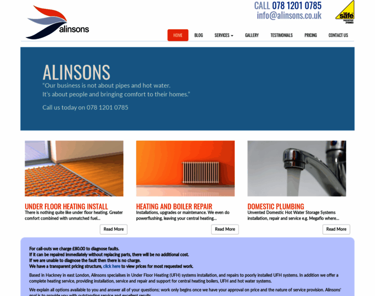 Alinsons.co.uk thumbnail