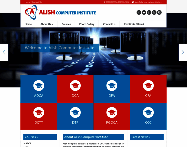 Alishcomputerinstitute.in thumbnail