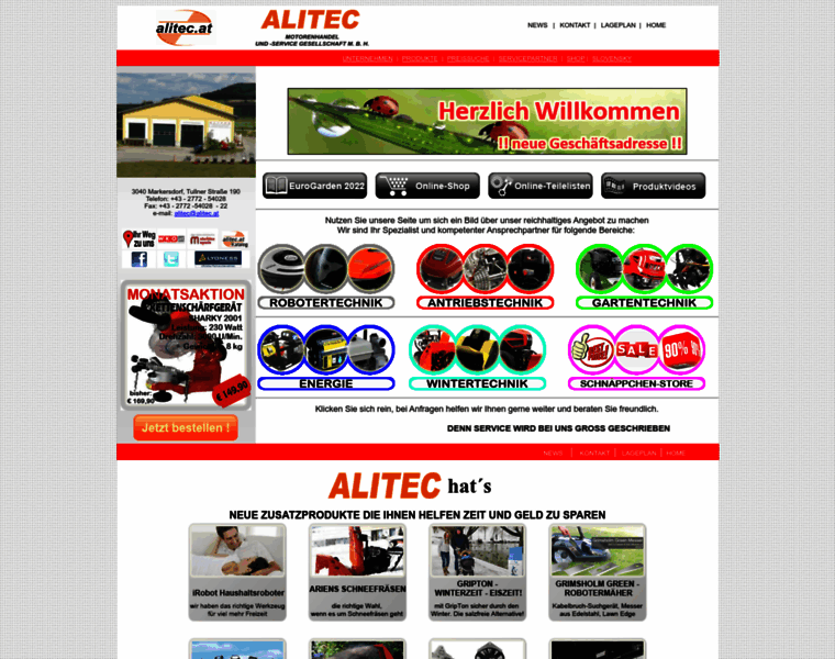 Alitec-austria.com thumbnail
