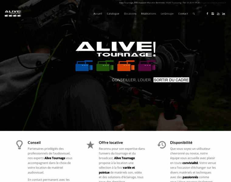 Alive-tournage.fr thumbnail