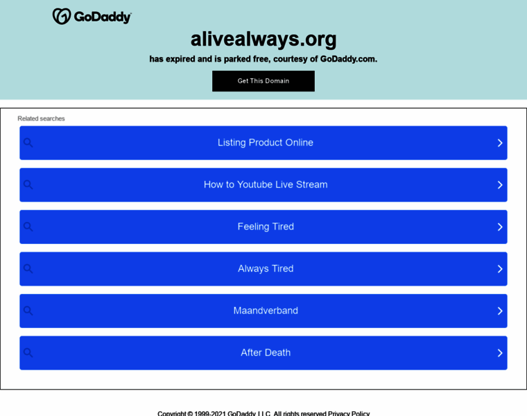 Alivealways.org thumbnail