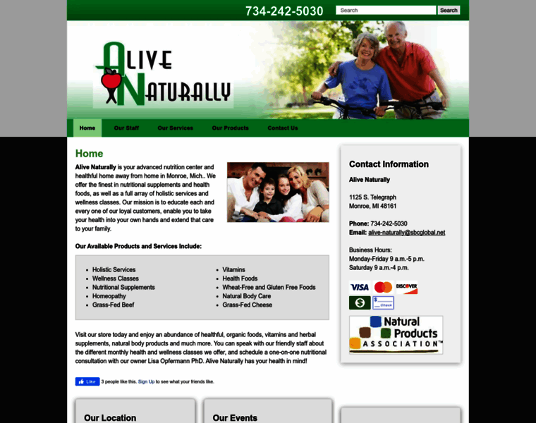 Alivenaturally.org thumbnail