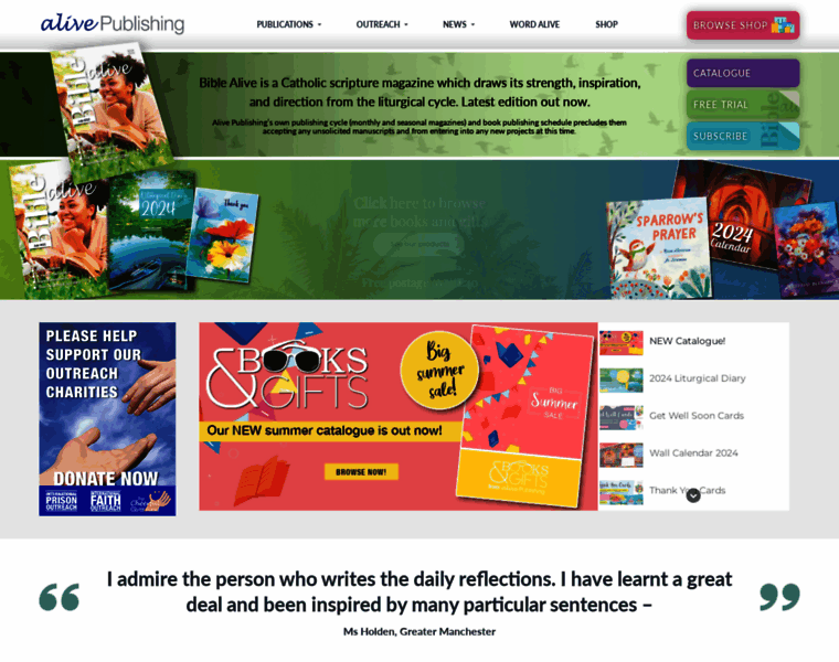 Alivepublishing.co.uk thumbnail