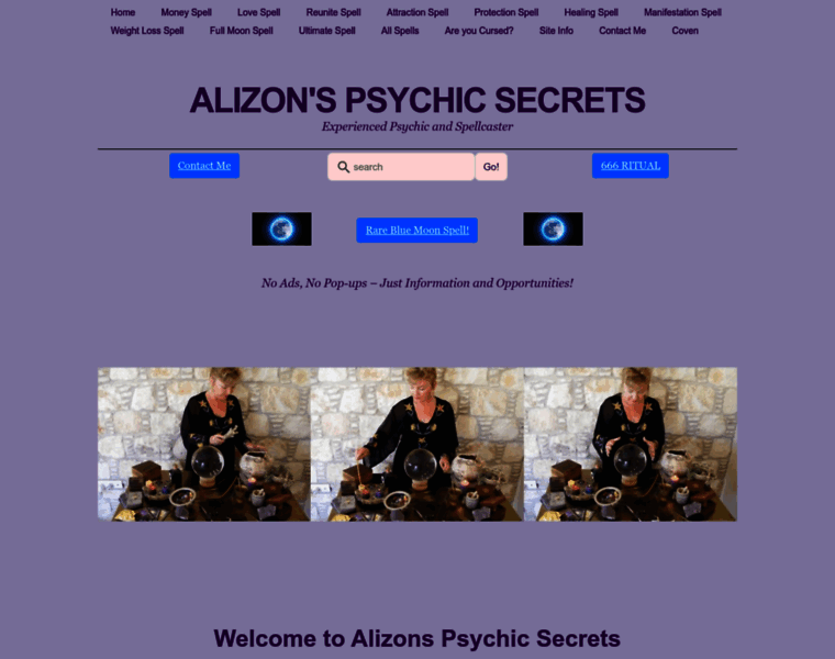 Alizons-psychic-secrets.com thumbnail