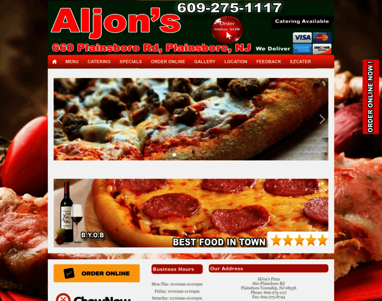 Aljonspizza.com thumbnail
