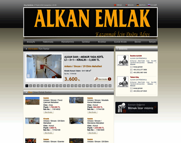 Alkanemlak.com.tr thumbnail