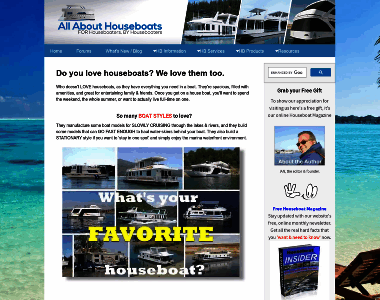 All-about-houseboats.com thumbnail