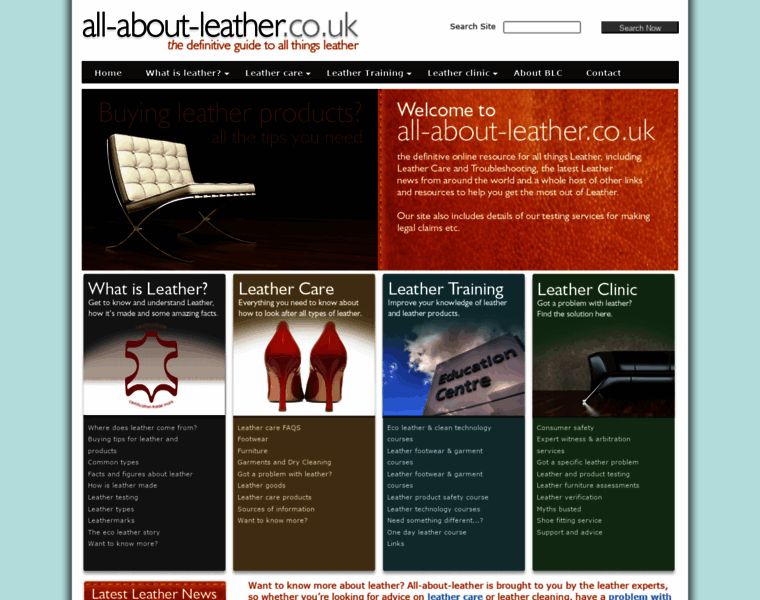 All-about-leather.co.uk thumbnail