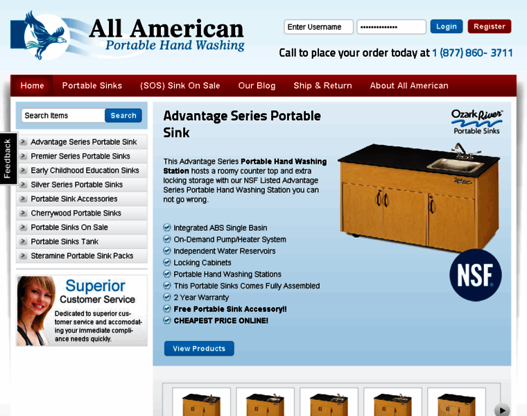 All-american-portable-sinks.com thumbnail