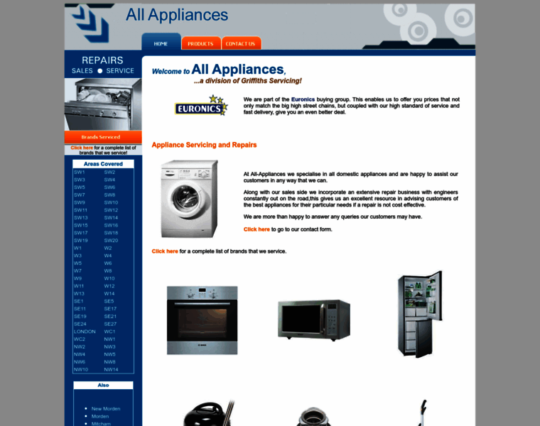 All-appliances.co.uk thumbnail