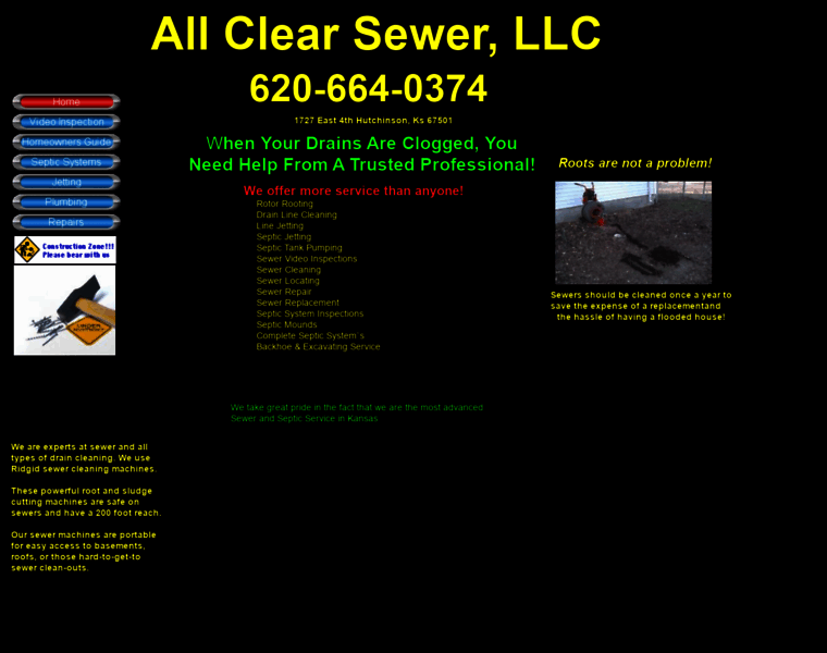 All-clear-sewer.com thumbnail