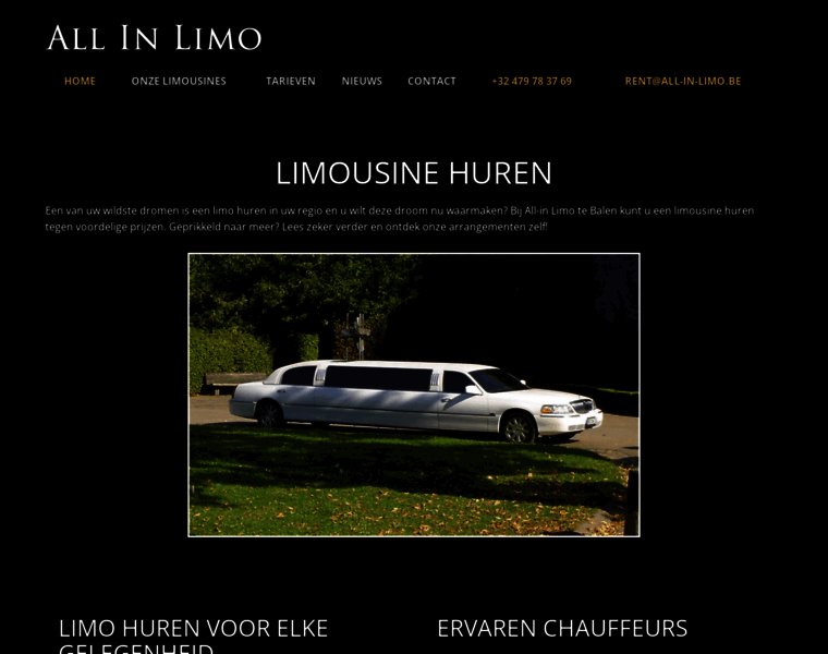 All-in-limo.be thumbnail