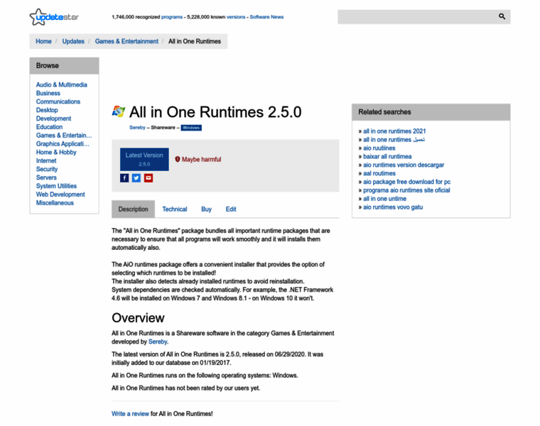 All-in-one-runtimes.updatestar.com thumbnail